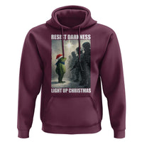 Resist Frog Christmas Hoodie Funny Portland Protest ICE Activist Meme - Wonder Print Shop