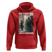 Resist Frog Christmas Hoodie Funny Portland Protest ICE Activist Meme - Wonder Print Shop