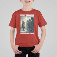 Resist Frog Christmas T Shirt For Kid Funny Portland Protest ICE Activist Meme - Wonder Print Shop
