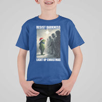 Resist Frog Christmas T Shirt For Kid Funny Portland Protest ICE Activist Meme - Wonder Print Shop