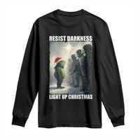 Resist Frog Christmas Long Sleeve Shirt Funny Portland Protest ICE Activist Meme - Wonder Print Shop