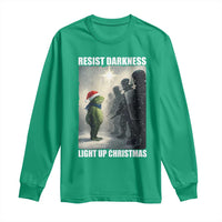 Resist Frog Christmas Long Sleeve Shirt Funny Portland Protest ICE Activist Meme - Wonder Print Shop