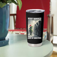Resist Frog Christmas Tumbler Cup Funny Portland Protest ICE Activist Meme - Wonder Print Shop