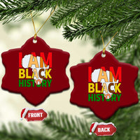 Black History Month African American Ceramic Ornament I Am Black History - Wonder Print Shop