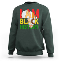 Black History Month African American Sweatshirt I Am Black History - Wonder Print Shop