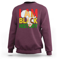 Black History Month African American Sweatshirt I Am Black History - Wonder Print Shop