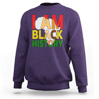 Black History Month African American Sweatshirt I Am Black History - Wonder Print Shop