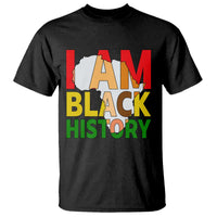 Black History Month African American T Shirt I Am Black History - Wonder Print Shop