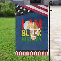 Black History Month African American Garden Flag I Am Black History