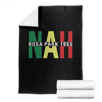 Nah Rosa Parks Quote Throw Blanket Black Movement Protest - Wonder Print Shop