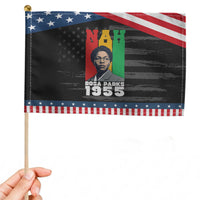 Nah Rosa Parks Quote Patriotic Handheld Flag Civil Rights African American