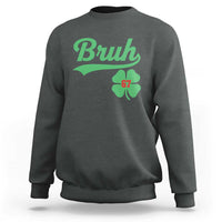 67 Bruh St Patricks Day Sweatshirt Funny Six Seven Shamrock Meme