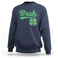 67 Bruh St Patricks Day Sweatshirt Funny Six Seven Shamrock Meme
