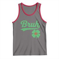 67 Bruh St Patricks Day Tank Top Funny Six Seven Shamrock Meme