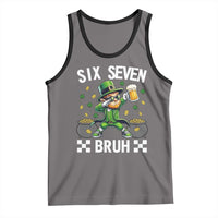 67 Bruh St Patricks Day Tank Top Funny Six Seven Leprechaun Bruh Meme