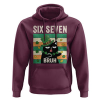 67 Bruh St Patricks Day Hoodie Funny Cat Bruh Six Seven Meme