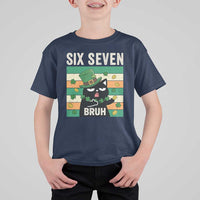 67 Bruh St Patricks Day T Shirt For Kid Funny Cat Bruh Six Seven Meme