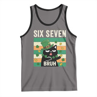67 Bruh St Patricks Day Tank Top Funny Cat Bruh Six Seven Meme