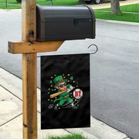 67 St Patricks Day Garden Flag Funny Six Seven Leprechaun Playing Baseball Meme