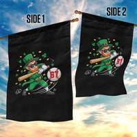 67 St Patricks Day Garden Flag Funny Six Seven Leprechaun Playing Baseball Meme