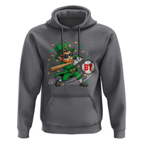 67 St Patricks Day Hoodie Funny Six Seven Leprechaun Playing Baseball Meme