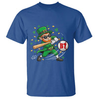 67 St Patricks Day T Shirt Funny Six Seven Leprechaun Playing Baseball Meme