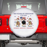 Fireman 250 Years of America Spare Tire Cover Silly Goose Firefighter Honor Service Freedom