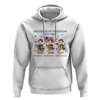 Fireman 250 Years of America Hoodie Silly Goose Firefighter Honor Service Freedom