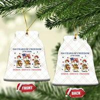 Fireman 250 Years of America Ceramic Ornament Silly Goose Firefighter Honor Service Freedom
