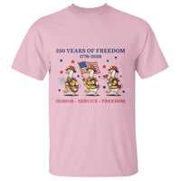 Fireman 250 Years of America T Shirt Silly Goose Firefighter Honor Service Freedom