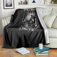 Fireman 250 Years of America Throw Blanket Firefighter Red US Patriotic 4th Of July