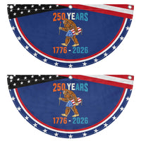 250th Anniversary USA Bigfoot Patriotic Fan Flag Funny Sasquatch American Flag Fireworks Fourth of July