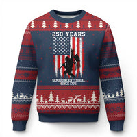 250th Anniversary USA Ugly Christmas Sweater Bigfoot Patriotic American USA Flag