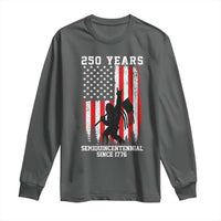 250th Anniversary USA Long Sleeve Shirt Bigfoot Patriotic American USA Flag