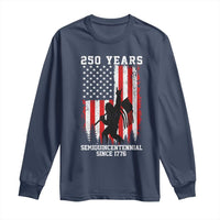 250th Anniversary USA Long Sleeve Shirt Bigfoot Patriotic American USA Flag