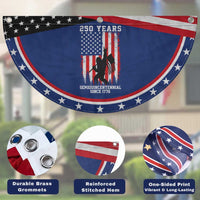 250th Anniversary USA Patriotic Fan Flag Funny Bigfoot American Flag 4th of July