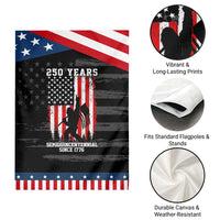 250th Anniversary USA Patriotic Garden Flag Bigfoot Patriotic American USA Flag