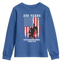 250th Anniversary USA Youth Sweatshirt Bigfoot Patriotic American USA Flag