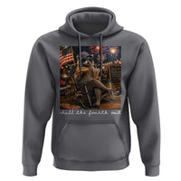 Funny Raccoon 4th of July Hoodie Chill The Fourth Out