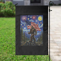 Bigfoot Patriotic 250 Years of Freedom Garden Flag American USA Flag Stary Night