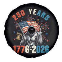 250th Anniversary USA Spare Tire Cover Bigfoot American Flag Patriotic 4th of July