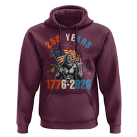 250th Anniversary USA Hoodie Bigfoot American Flag Patriotic 4th of July
