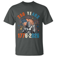 250th Anniversary USA T Shirt Bigfoot American Flag Patriotic 4th of July