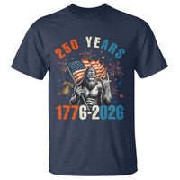 250th Anniversary USA T Shirt Bigfoot American Flag Patriotic 4th of July