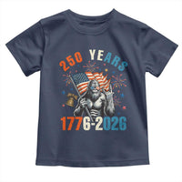 250th Anniversary USA Toddler T Shirt Bigfoot America Rock American Flag Patriotic 4th of July