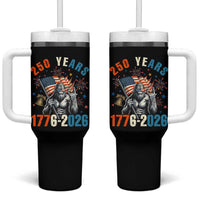250th Anniversary USA Tumbler With Handle Bigfoot American Flag Patriotic 4th of July