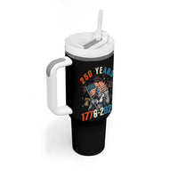 250th Anniversary USA Tumbler With Handle Bigfoot American Flag Patriotic 4th of July