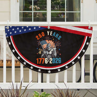 250th Anniversary USA Patriotic Fan Flag Funny Bigfoot American Flag 4th of July