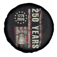 250th Anniversary USA Spare Tire Cover Patriotic Liberty Bell 1776 2026 American Flag