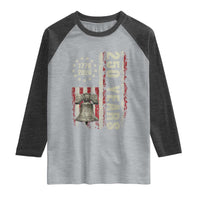250th Anniversary USA Raglan Shirt Patriotic Liberty Bell 1776 2026 American Flag